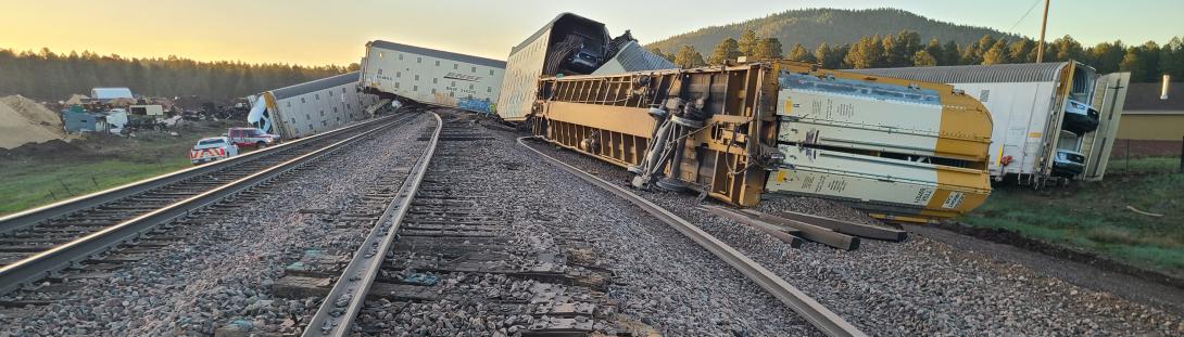 train tracks  derailment