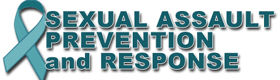 Sexual Assault Prevention and Response Banner with teal ribbon 