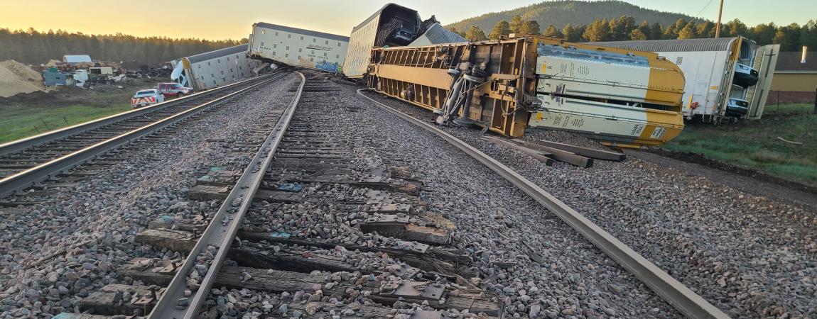 train tracks  derailment
